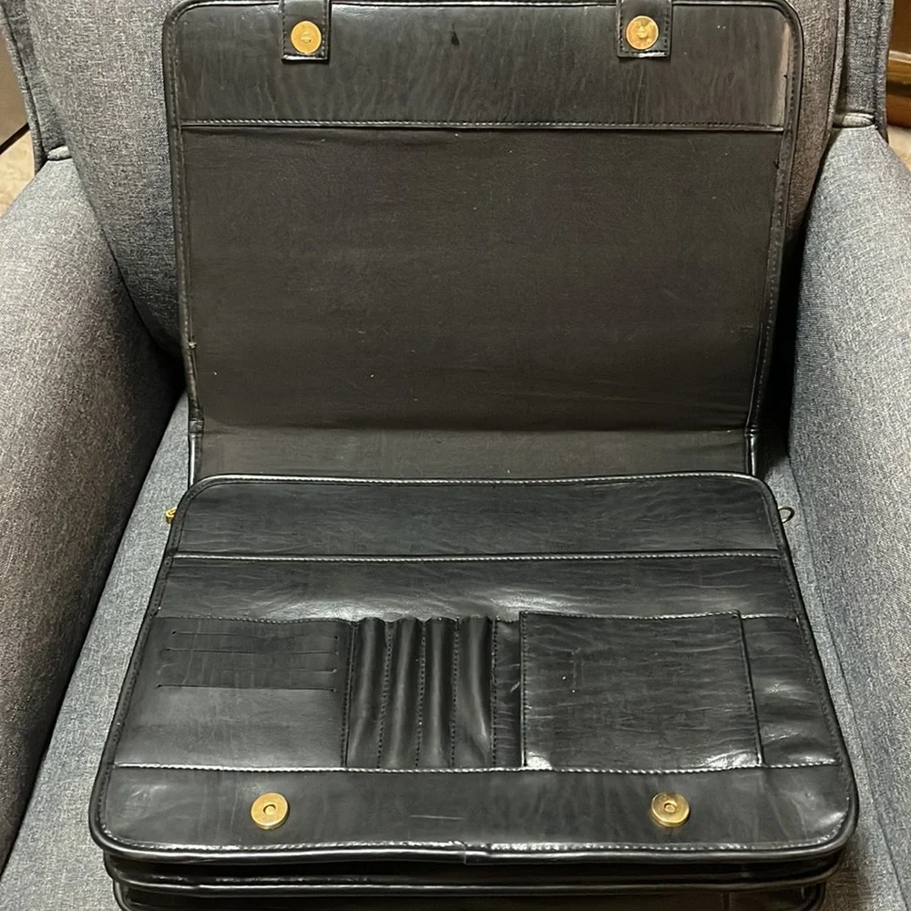 Elka Vintage Woven Briefcase